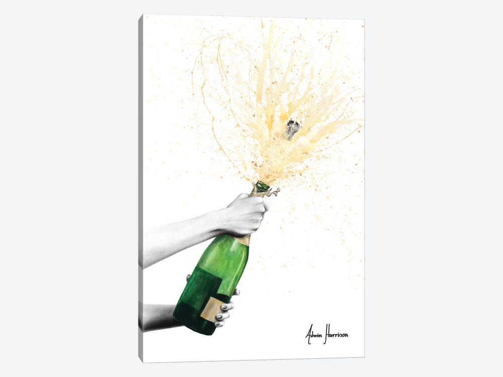 Champagne Celebration by Ashvin Harrison 1-piece Canvas Print