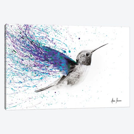 Hummingbird Garden Canvas Print #VIN42} by Ashvin Harrison Art Print