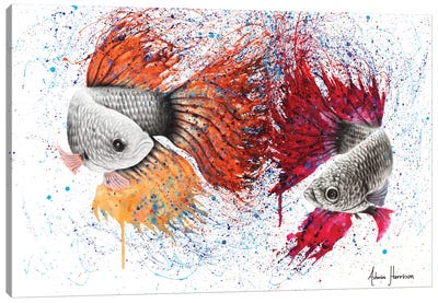 Brighter Together Canvas Art Print - Fish Art