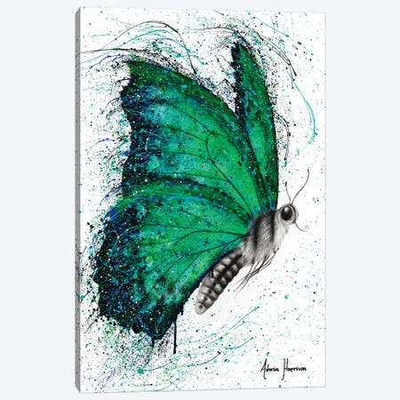 Emerald City Butterfly Canvas Print #VIN447} by Ashvin Harrison Canvas Art
