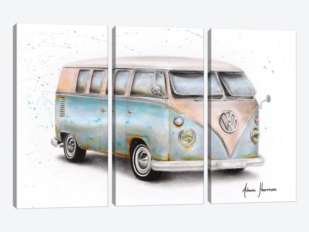 A Journey In Time by Ashvin Harrison 3-piece Canvas Print