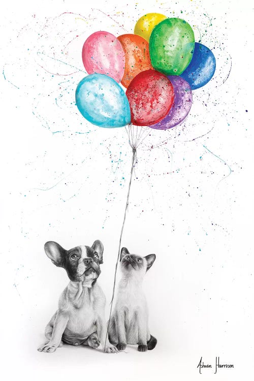 The Eight Balloons by Ashvin Harrison wall art