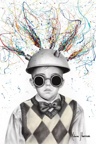 Hyper-Realistic & Detailed Drawings: The Ideas Boy by Ashvin Harrison