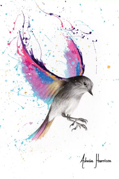 September Sunset Bird by Ashvin Harrison canvas print
