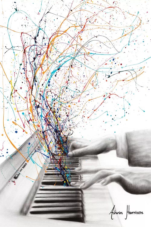 The Keyboard Solo by Ashvin Harrison wall art