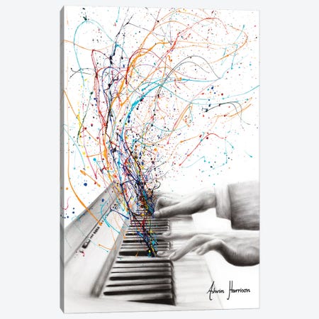 The Keyboard Solo Canvas Print #VIN460} by Ashvin Harrison Canvas Print