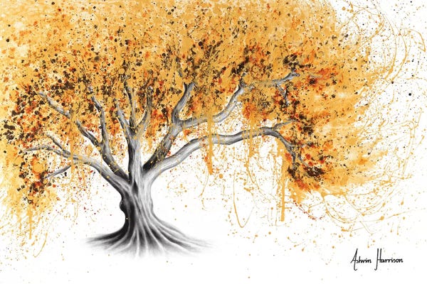 Hyper-Realistic & Detailed Drawings: The Golden Tree by Ashvin Harrison