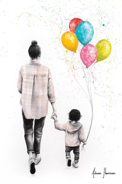 A Beautiful Day Together by Ashvin Harrison wall art