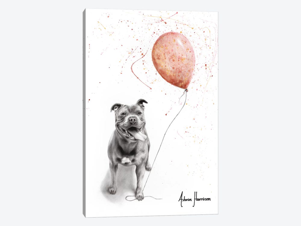 Molly And Her Balloons by Ashvin Harrison 1-piece Art Print