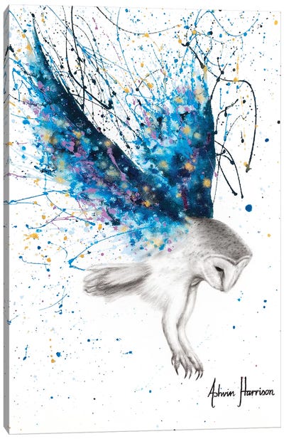 The Spirit Owl Canvas Art Print - Ashvin Harrison
