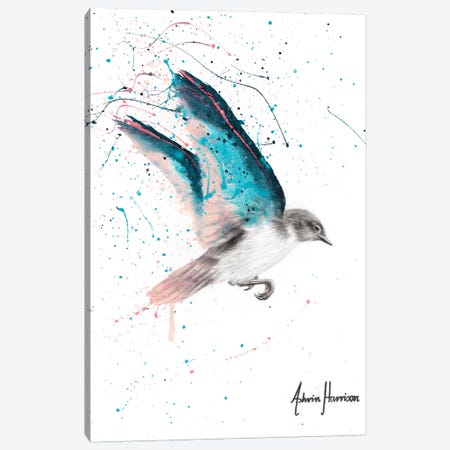 November Storm Bird Canvas Print #VIN493} by Ashvin Harrison Canvas Wall Art