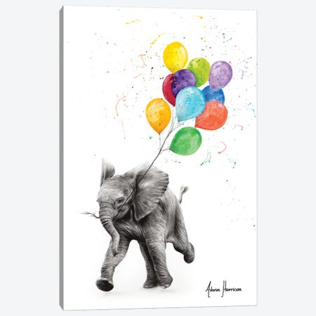Elephant Freedom Canvas Print #VIN494} by Ashvin Harrison Canvas Print