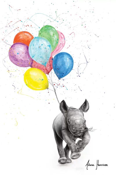 Rhinoceroses: The Rhino And The Balloons by Ashvin Harrison