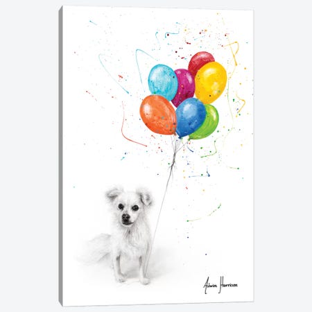 A Puppy Birthday Canvas Print #VIN506} by Ashvin Harrison Canvas Art Print