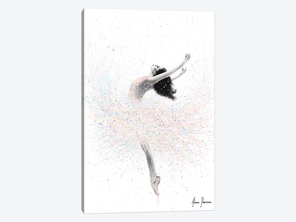 Snow Lake Ballerina by Ashvin Harrison 1-piece Canvas Print