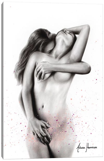 The Sensation Canvas Art Print - Female Nude Art