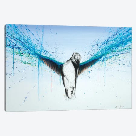 Kingfisher Rise Canvas Print #VIN51} by Ashvin Harrison Canvas Wall Art