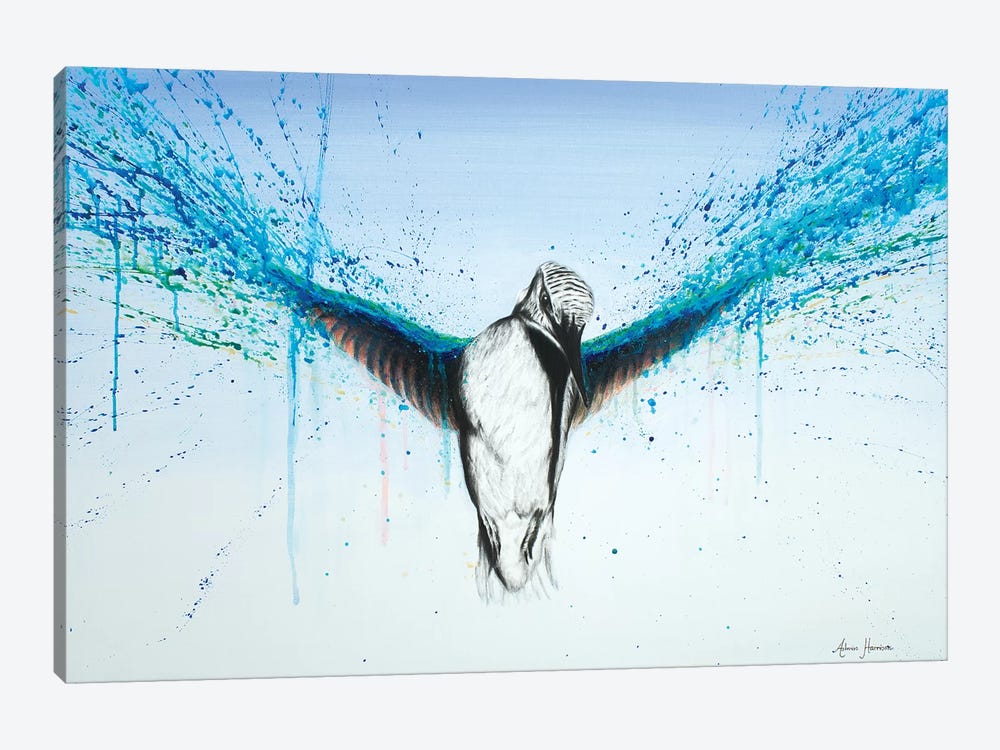 Kingfisher Rise 1-piece Canvas Print