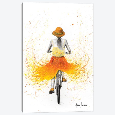 Summer Breeze Bicycle Canvas Print #VIN520} by Ashvin Harrison Canvas Artwork