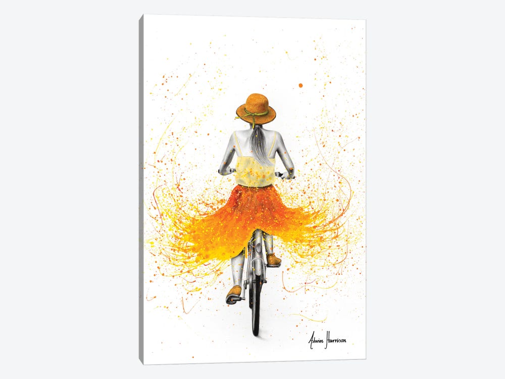 Summer Breeze Bicycle by Ashvin Harrison 1-piece Canvas Art