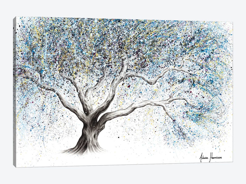Frosty Whisper Tree by Ashvin Harrison 1-piece Canvas Art Print