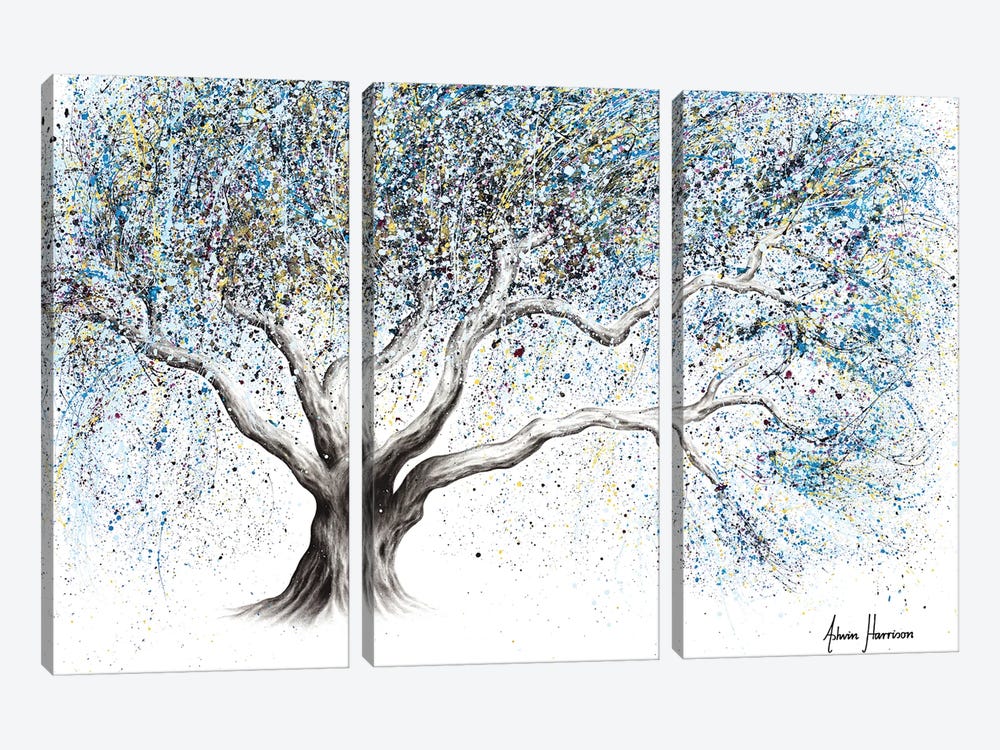 Frosty Whisper Tree by Ashvin Harrison 3-piece Art Print
