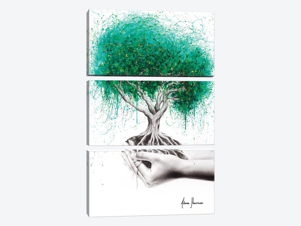 In Our Hands by Ashvin Harrison 3-piece Canvas Print