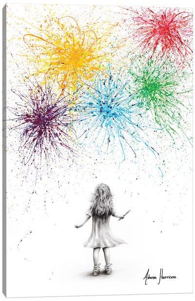 Painting Dreams Canvas Art Print - Art for Girls