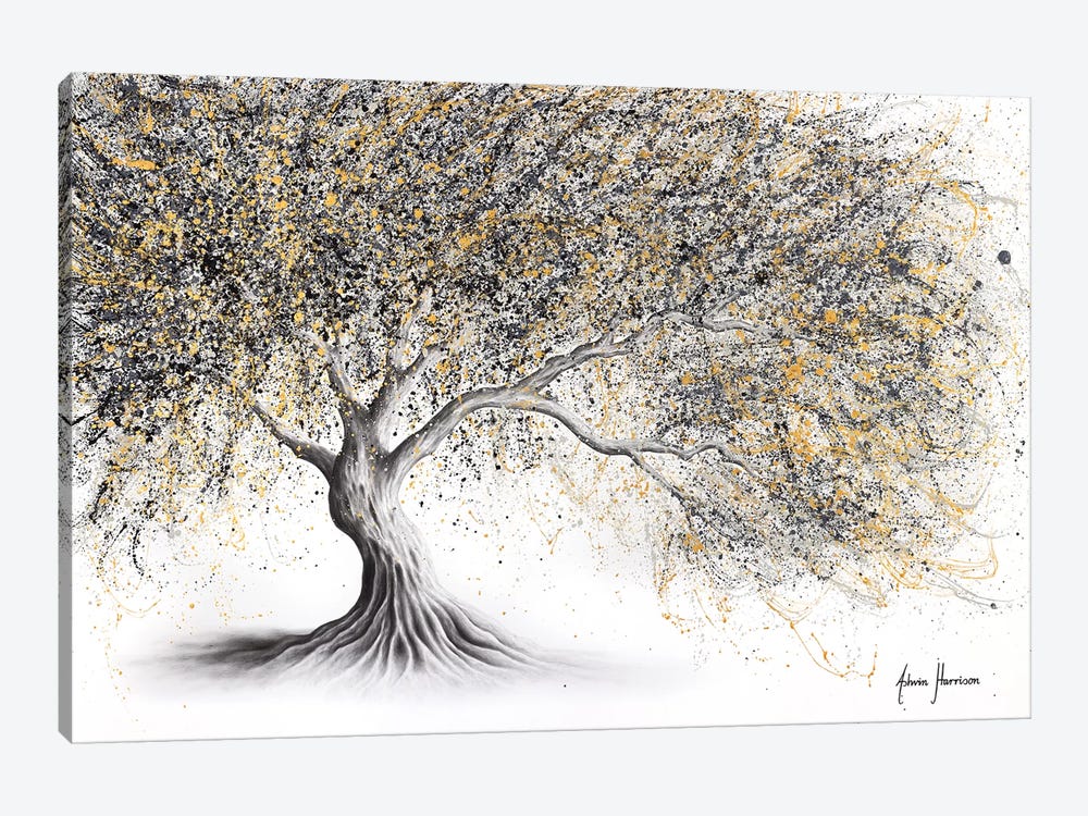 Golden Onyx Tree by Ashvin Harrison 1-piece Canvas Art Print