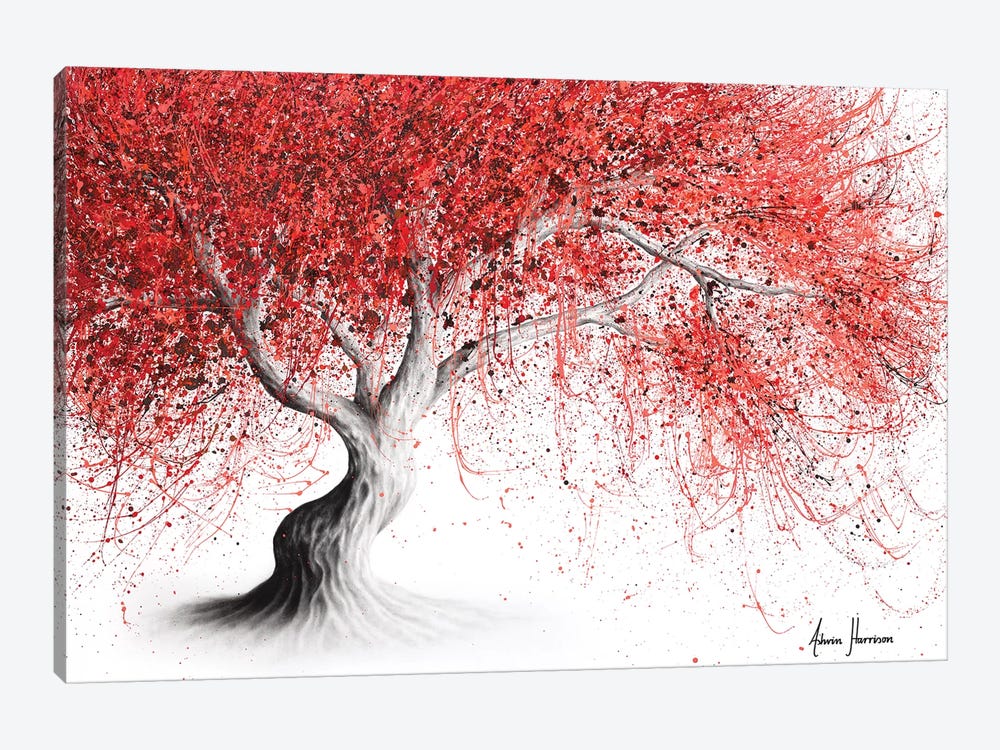 Strawberry Fall Tree by Ashvin Harrison 1-piece Canvas Print
