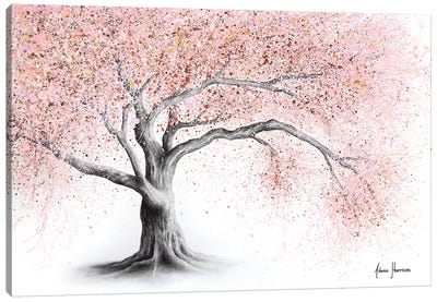 Forever Blossom Canvas Art Print - Hyper-Realistic & Detailed Drawings