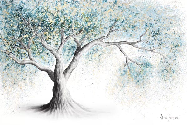 Hyper-Realistic & Detailed Drawings: Gentle Frost Tree by Ashvin Harrison