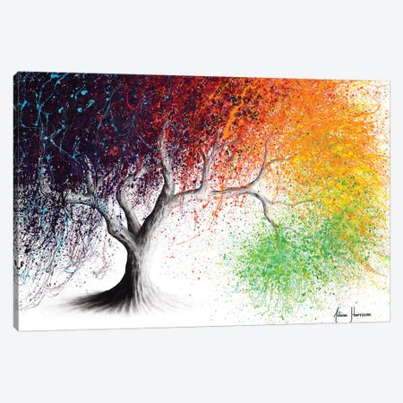Rainbow Season Tree Canvas Print #VIN552} by Ashvin Harrison Art Print