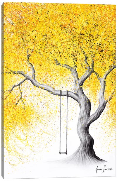 A Soft Autumn Canvas Art Print - Hand Drawings & Sketches