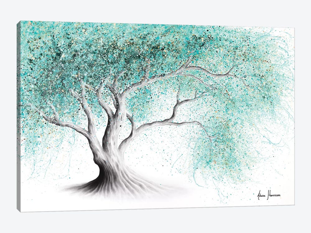 Mint Dream Tree by Ashvin Harrison 1-piece Canvas Wall Art
