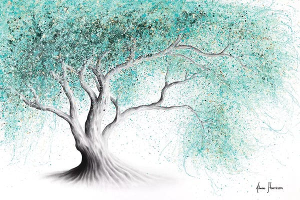 Hyper-Realistic & Detailed Drawings: Mint Dream Tree by Ashvin Harrison