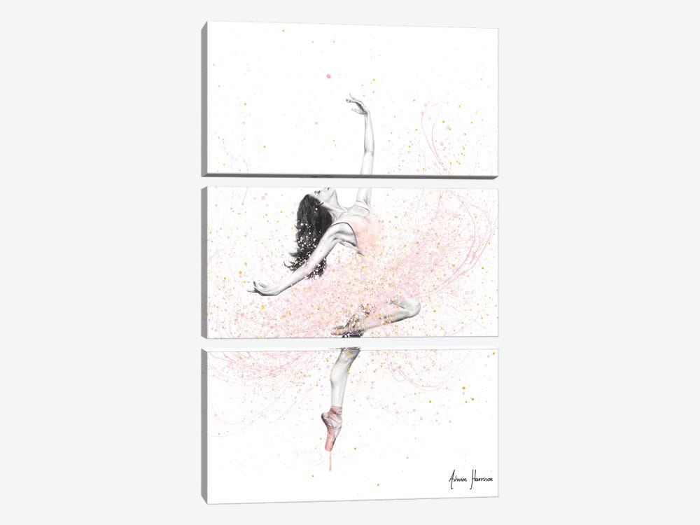 Spring Rose Dance 3-piece Canvas Art