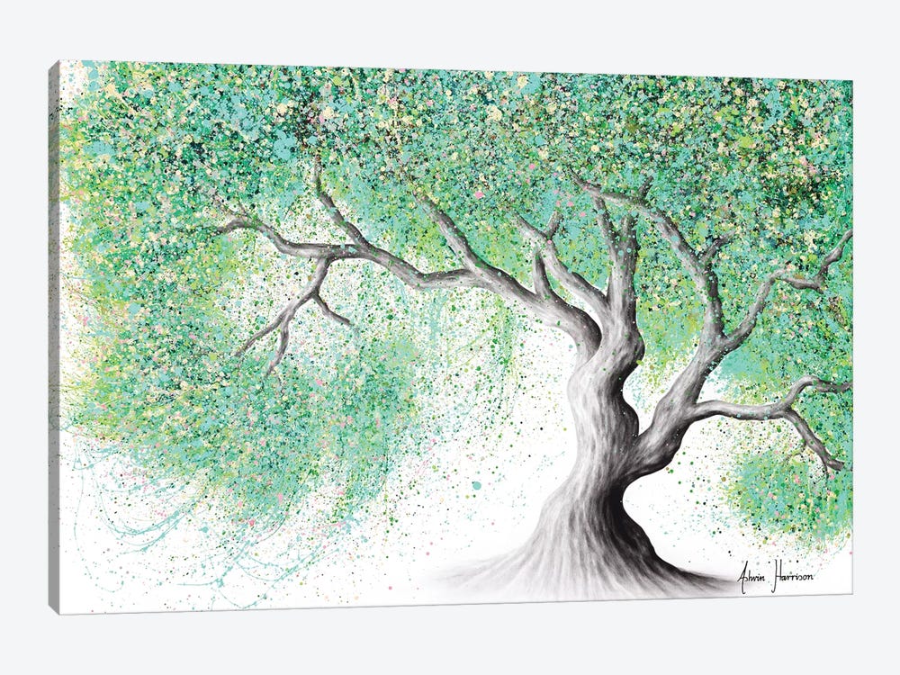 Jade Blossom Tree by Ashvin Harrison 1-piece Art Print