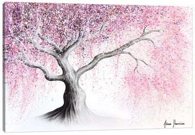 Kyoto Dream Tree Canvas Art Print - Hyper-Realistic & Detailed Drawings