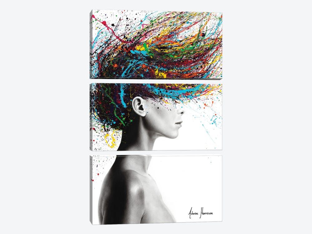 Thoughts Of Tomorrow by Ashvin Harrison 3-piece Canvas Print