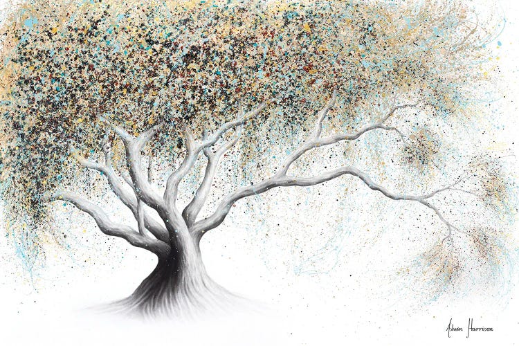 Gentle Golden Bloom by Ashvin Harrison wall art