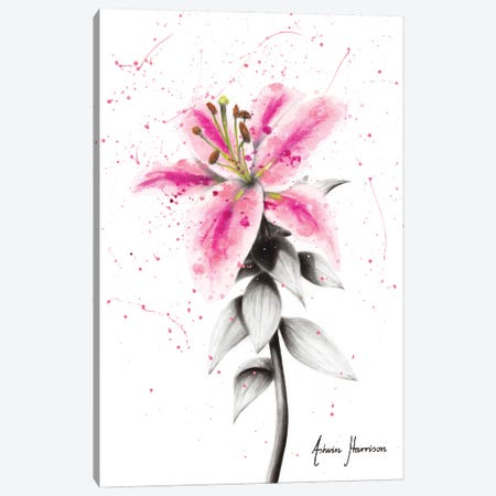 Lively Lily Canvas Print #VIN589} by Ashvin Harrison Canvas Art