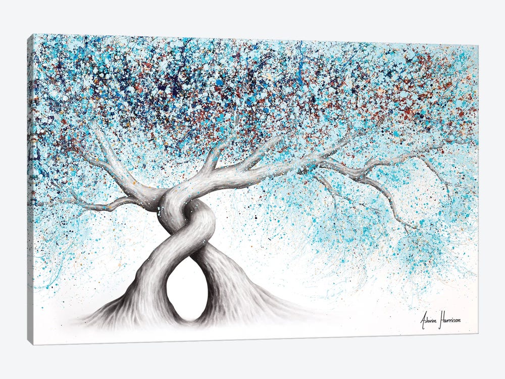 Iced Gemstone Trees 1-piece Canvas Artwork