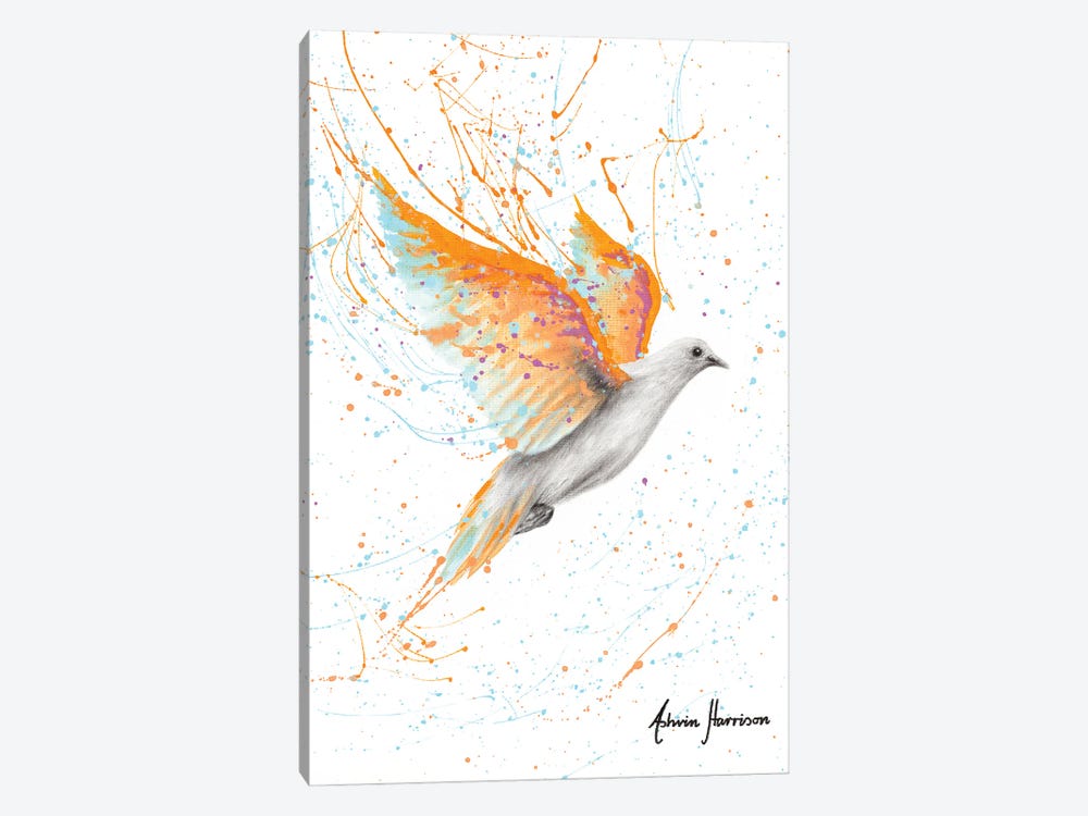 Summer Peace Dove by Ashvin Harrison 1-piece Canvas Artwork