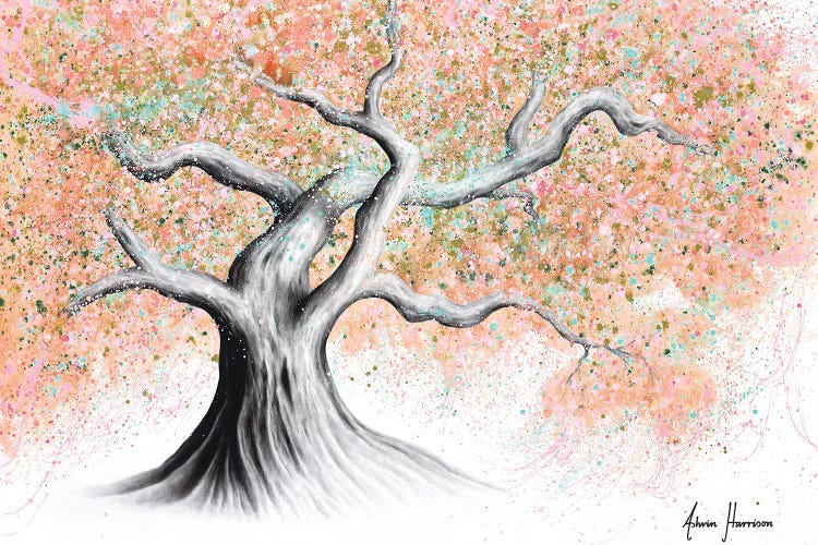 Sunshine Peach Tree by Ashvin Harrison wall art