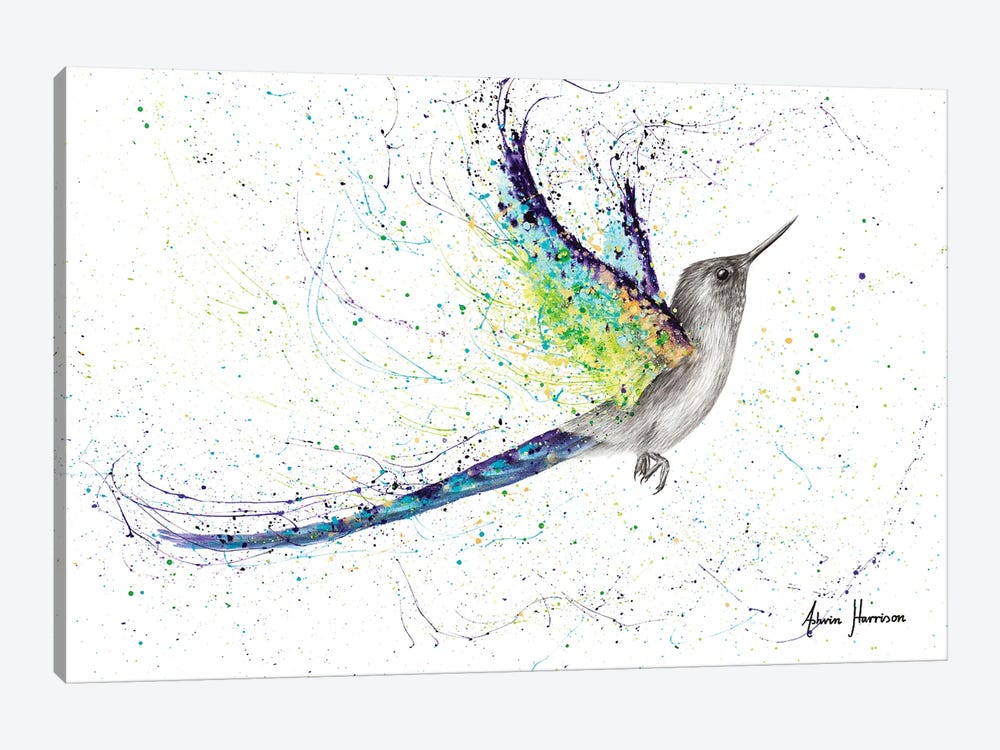 Secret City Hummingbird by Ashvin Harrison 1-piece Canvas Artwork