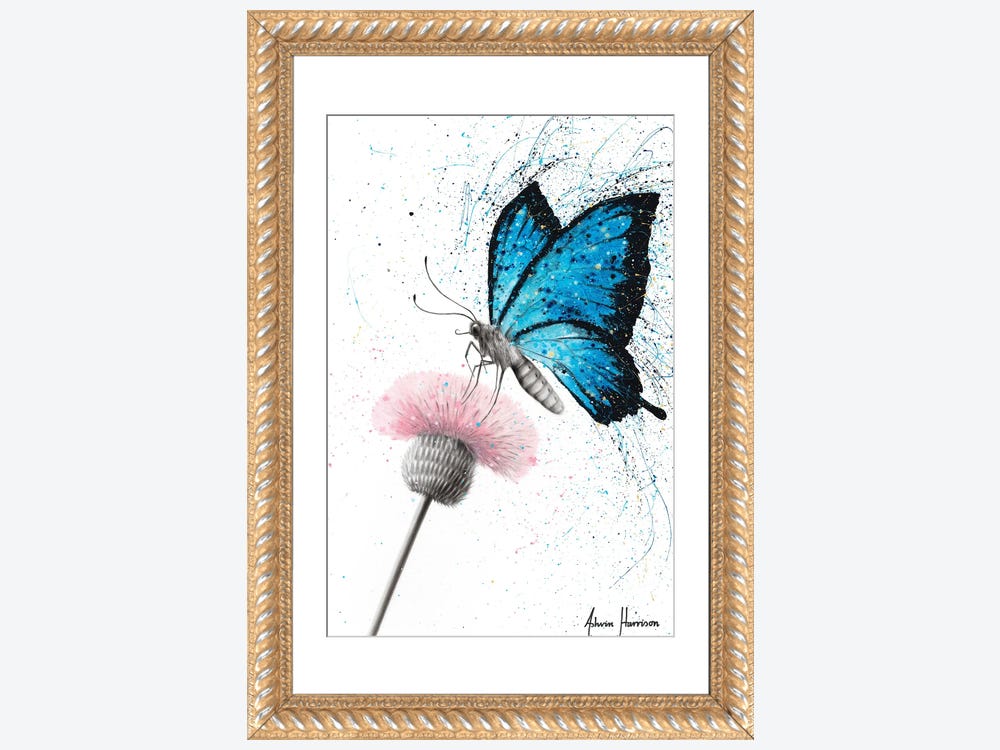 Handmade Oil Painting Original Textured Butterfly Oil Painting On Canv –  Blk Moon Shop