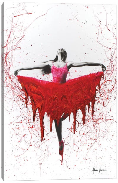 Moral Heart Dance Canvas Art Print - Ballet Art