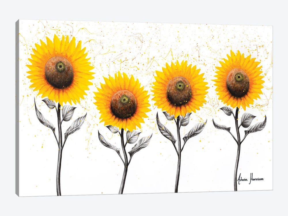 Sunflower Family by Ashvin Harrison 1-piece Art Print