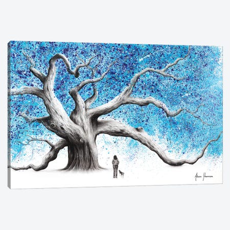 The Winter Walk Tree Canvas Print #VIN613} by Ashvin Harrison Canvas Artwork